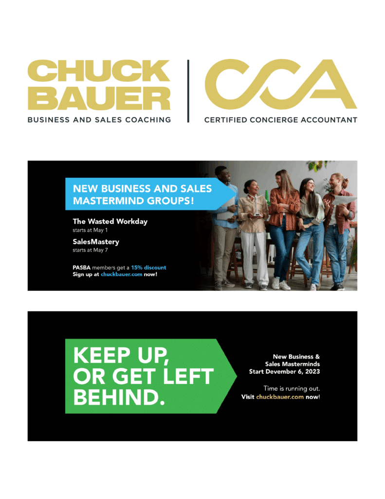 Chuck Bauer - Sales & Business Coaching Class Promotions