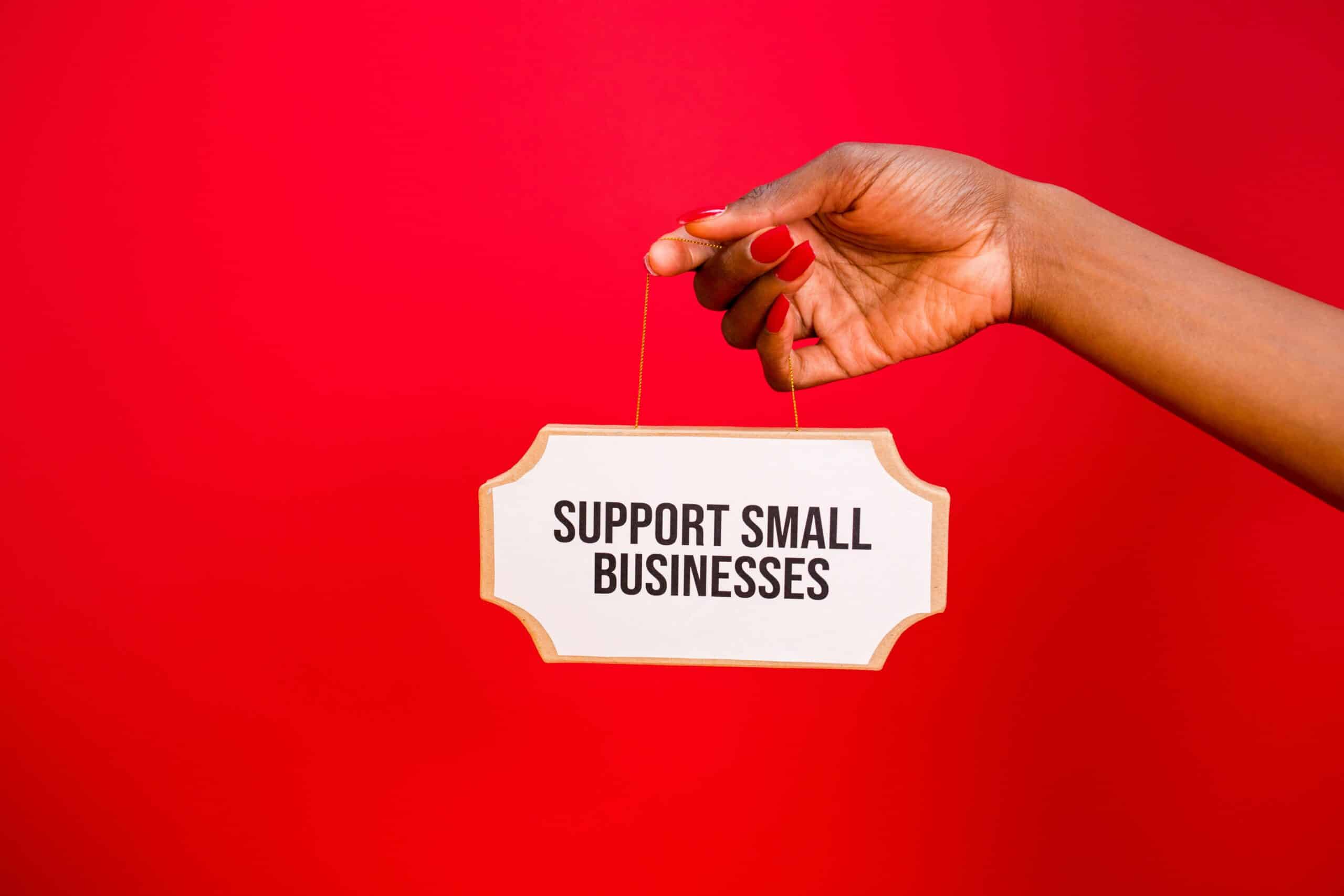 Image illustrating to support small local businesses