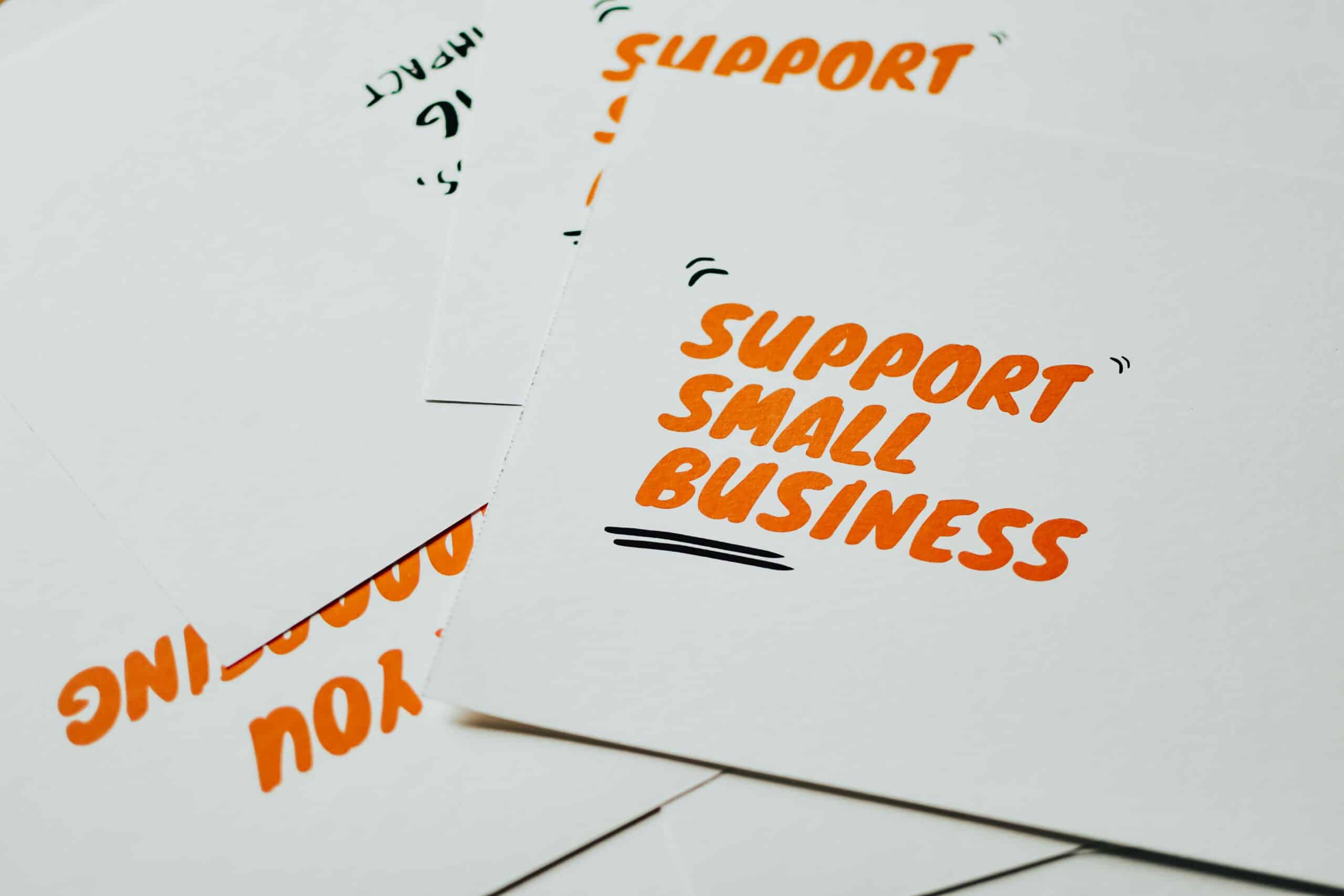 Image illustrating supporting small businesses